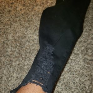 Black Destressed Jeans